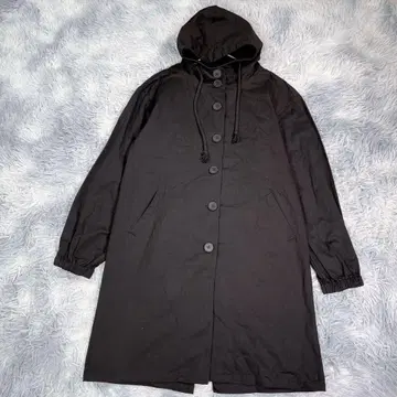 JUNOAH [ L ] 모즈 코트 블랙 밀리터리 봄/가을 여성용