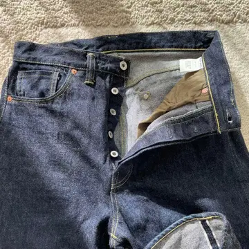 TCB 청바지 S40's 14oz 빨간색 탭 대전 모델