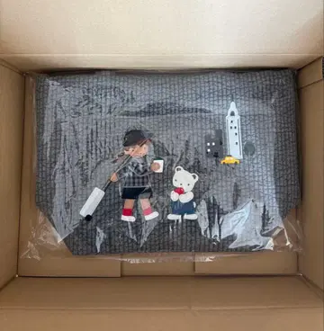 미사용 새상품 [ 파밀리아 ] 백 voyage 다크 그레이