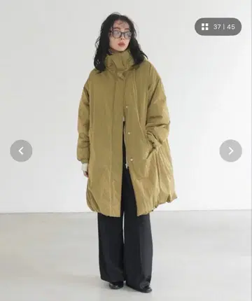 LIAN 벌룬 롱 다운 자켓