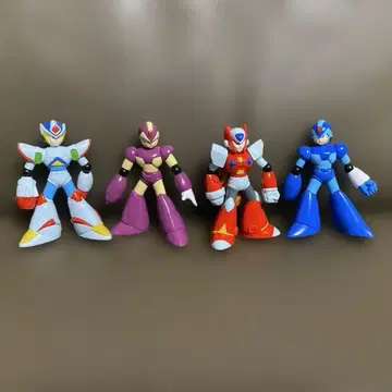 록맨 피규어 4체 세트