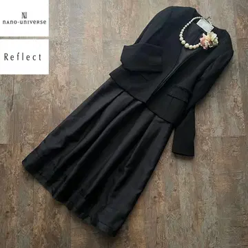 새상품급 리플렉트 원피스 나노 자켓 세레모니 졸업식 입학식 블랙