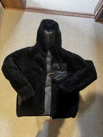 CHUMS 플리스 자켓 블랙