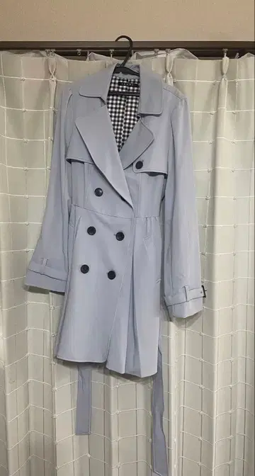 INGNI 더블 브레스트 트렌치코트