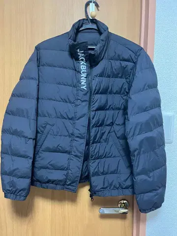 JACKBUNNY 블랙 다운 자켓 L