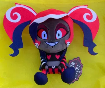 해즈빈 호텔에 어서 오세요 라운드원 한정판 앉은 봉제 인형 벨벳