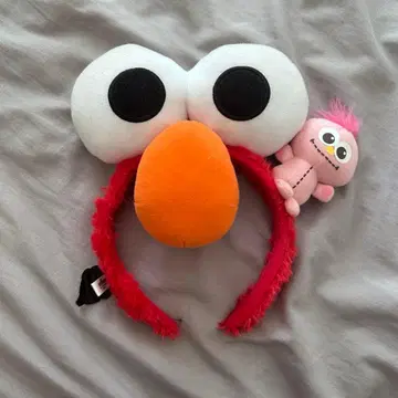 엘모 머리띠와 봉제 인형 세트