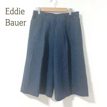 에디 바우어 가우초 팬츠 울 혼방 안감 포함 넉넉한 플레어 깔끔한