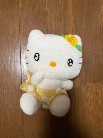 레어! 헬로키티 민들레 봉제 인형 마스코트