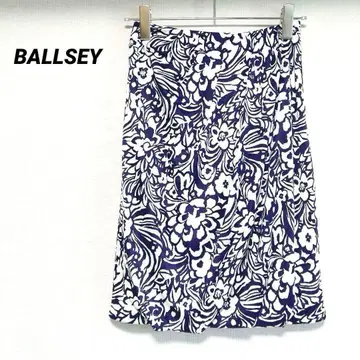 BALLSEY 보르지 무릎 기장 타이트 스커트 올 패턴 S