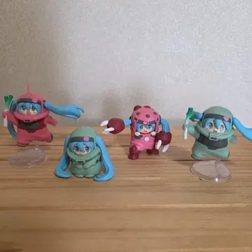 하츠네 미쿠 기동전사 건담 콜라보 피규어 컬렉션 전 4종 세트