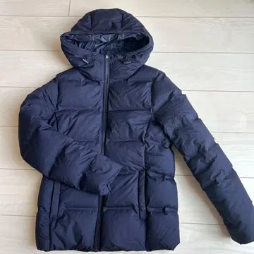 UNIQLO 후드 부착 다운 자켓 여성용 M~L 네이비