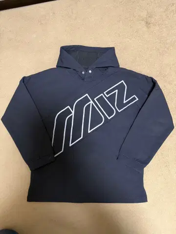 미즈노 테크 후드 맨투맨 M