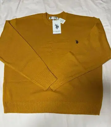 U.S. POLO ASSN. 로고 자수 긴팔 스웨터 택 포함 새상품