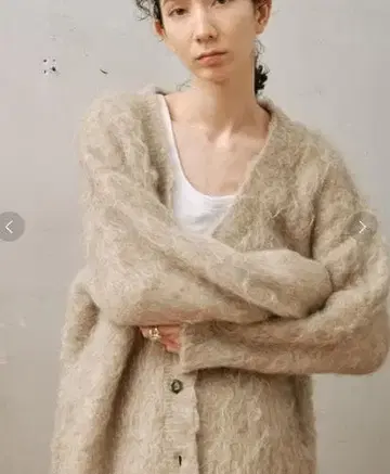 GALLARDAGALANTE 샤기 가디건