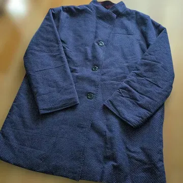 직조풍 쿠루메오리 코트