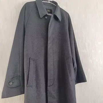 [ 새상품급 ] LILA 캐시미어 100% 체스터 코트 블랙