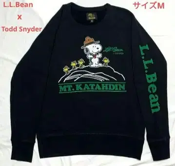 엘엘빈 x 토드 스나이더 x 피넛 한정판 맨투맨