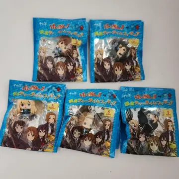 케이온 아침 식사 티타임 피규어 5종 세트