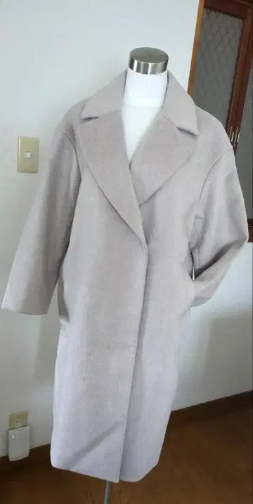 [ 나노 유니버스 ] 라이트 그레이 체스터 코트