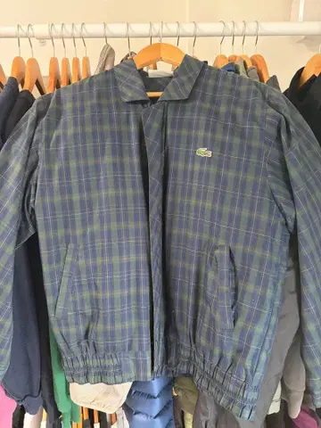 LACOSTE 체크 무늬 자켓