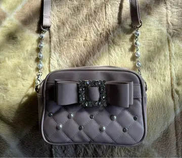 노에미 아가씨 비쥬 리본 숄더백