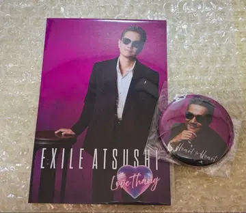 EXILE ATSUSHI 캔뱃지 엽서 세트