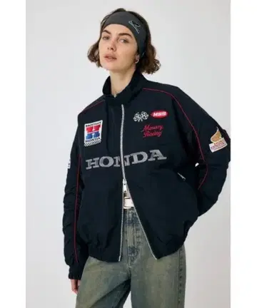 HONDA Moussy Racing 2024 자켓 블루종