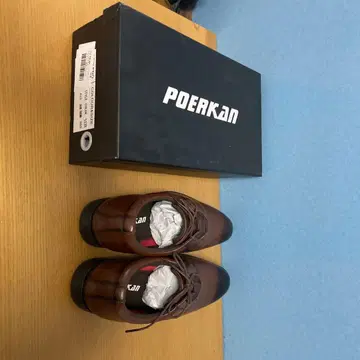 POERKAN 다크 브라운 비즈니스 슈즈 26.5cm EEE