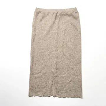 PRISTINE  야크 코튼 롱 스커트 허리밴딩
