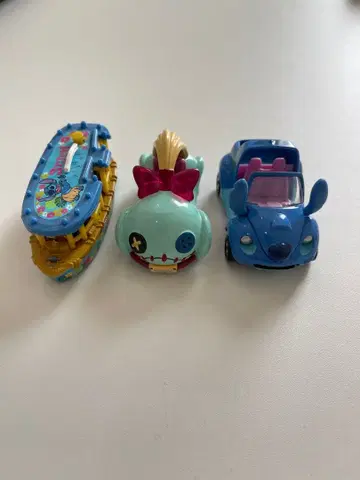 스티치 미니카 세트 3대 컬러풀