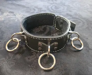 코스프레 천연 가죽 목걸이 초커