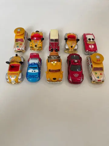 디즈니 미니카 10대 세트 캐릭터 포함