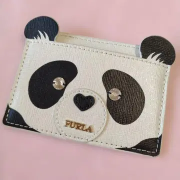 FURLA 팬더 얼굴 카드 케이스