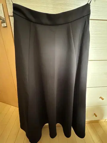 블랙 플레어 스커트 사이즈 38
