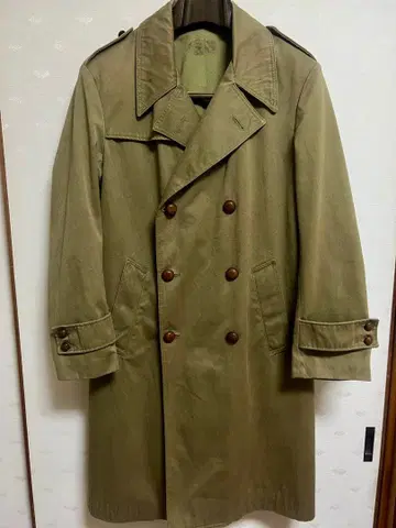 [ 1970~80년대 ] 스페인군 밀리터리 트렌치코트 M 카키