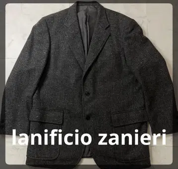 lanificio zanieri 그레이 자켓 쓰리 버튼 단변이