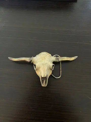 소 머리 디자인 벨트 버클