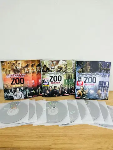DVD 세트 ZOO 즈 폭주 지구 시즌 1~3 세트 완결 총 18장 세트