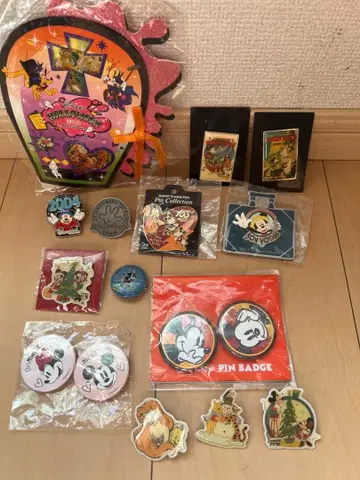 디즈니 핀 배지 세트