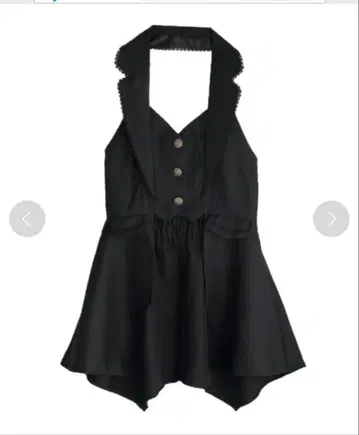 클래식 홀터 베스트 블랙