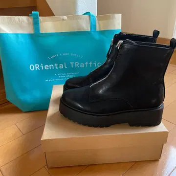 새상품급 Oriental Traffic 부츠 통굽 23.5 24 24.5