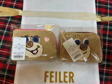 페이러 도업 테디 L자 파우치 여아 남아 2종 세트 미개봉 새상품