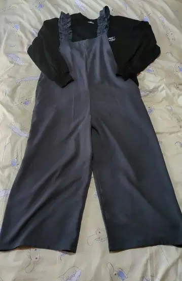 츠지 노조미상 AngeCharm 그레이 살로펫 & 긴팔T셔츠 L사이즈