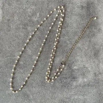 agete 아가트 골드 펄 롱 목걸이