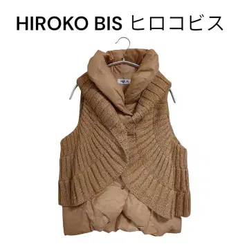 HIROKO BIS 히로코비스 다운 베스트 니트 사이즈 11 ( L )