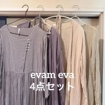 evam eva 린넨 로브 4종 세트