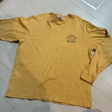 피자 디자인 T셔츠 오렌지 롱T 무라사키 스포츠