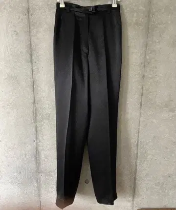 JIL SANDER 새틴 팬츠 질 샌더 센터 프레스 32 블랙