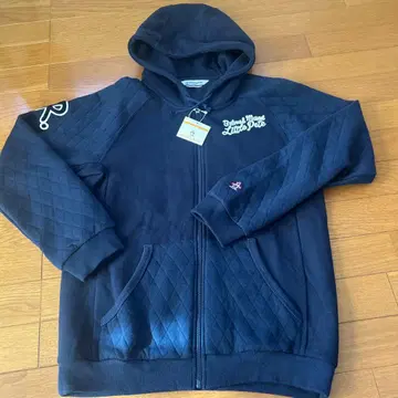 Munsingwear 네이비 후드 부착 후드티 L